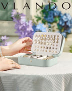 Travel Jewelry Case (Mint Green)