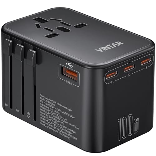 Universal Travel Adapter 100W GaN