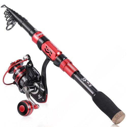 Fishing Rod and Reel Combos (2.1M/6.89FT Rod with 2000 Reel / Only Rod and Reel)