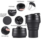 2PACK Collapsible Coffee Cup (Black / 2 x 16 Ounces)