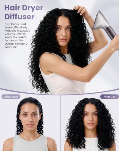 Infrared Dual Voltage Hair Dryer Brush (Purple-1)