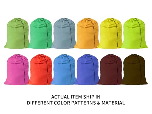 Extra Large Laundry Bag 30"x40" 12 Pack Mixed Color (Mixcolor / 12 Bags)