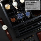 Luxury Watch Sunglasses and Jeweler Display Case and Organizer