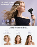 Mini Hair Dryer (Mirror Black)