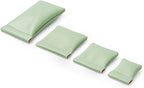 2 Pack PU Leather Slim Engagement Wedding Ring Pouch Leather Jewelry Pouch - Image 7