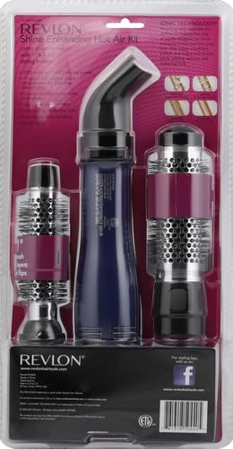 Revlon 1200W Perfect Style Hot Air Kit | Style, Curl, and Volumize, 3 Piece Set (Pack of 4)