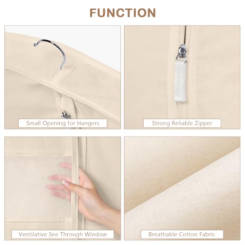 Cotton Garment Bag (40"-3 PCS)