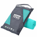 Microfiber Towel Quick Dry Camping & Travel & Gym Towel. Compact (Mint Color / 40.00" x 20.00")
