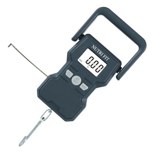 Luggage Weight Scale 110lb Hanging Luggage Scale for Suitcase (Gun Grey)