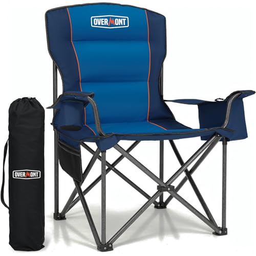 Oversized Folding Camping Chair (Blue / 1pc)