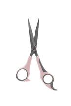 Cricket Style Xpress Pretty Daze Hair Cutting Scissors - Sharp Micro-Serrated Beveled Blades, Stainless Steel Shears Hair Scissors - Wet & Dry Use, Barber Accessories - 5.75", Soft Pink and Gray
