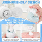16Pack Travel Bottles for Toiletries (Gray)