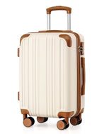 Luggage Lightweight and Durable Hardshell (apricot white / S(20in))