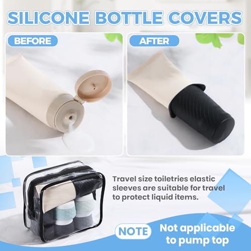16Pack Travel Bottles for Toiletries (Gray)