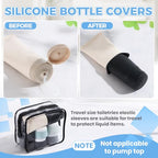 16Pack Travel Bottles for Toiletries (Gray)