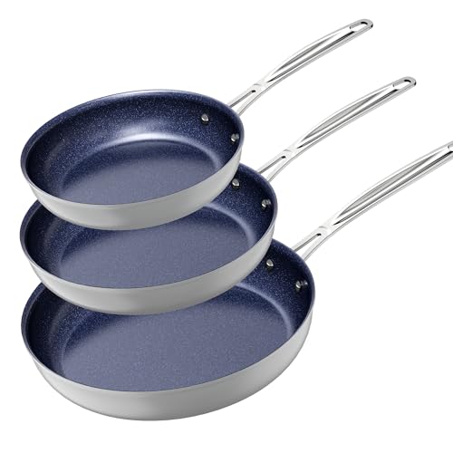 3 Piece Fry Pan Set (3 PC / Cool Gray)