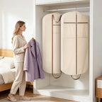 Organic Cotton Garment Bags for Travel Luxury Suit Bag 48 in (Beige)
