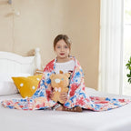 Weighted Blanket (19-pink Blue Tie Dye / 40" x 60" | 10lbs)