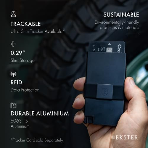 Aluminum AirTag Cardholder (Black)