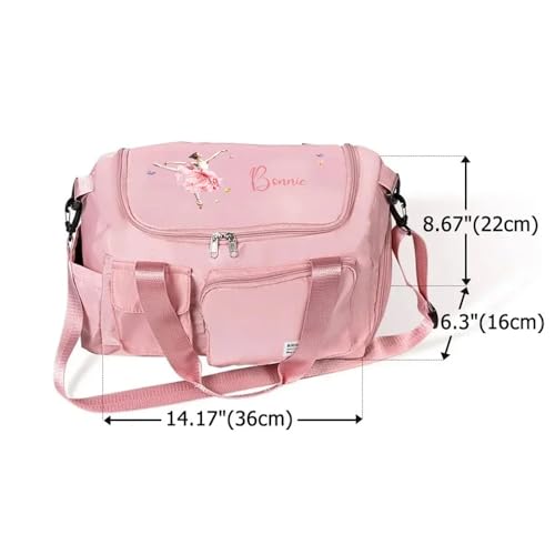 Personalized Travel Duffle Bag for Women (Ballet Dancer)