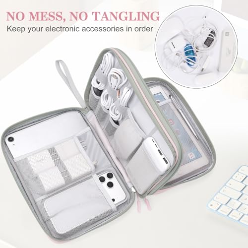 Electronic Organizer (10.8 x 8 x 3.15 inches / Light Pink)