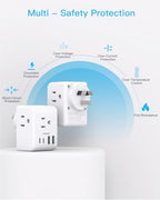 2 Pack Australia New Zealand Travel Plug Adapter