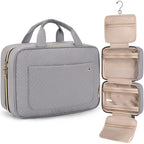 Toiletry Bag Travel Bag with Hanging Hook (Medium / Grey)