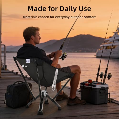Portable Compact Camping Chair (Blue)