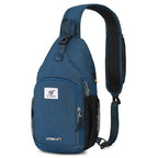 Sling Bag RFID Crossbody Sling Backpack Cross Body Shoulder Bag Travel Hiking Daypack for Women Men (Blue)