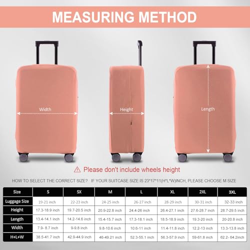 Travel Luggage Cover (Pink / 28-29 inch)