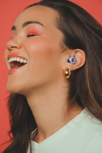 Hush Hoops Reusable Noise Reducing Ear Plugs (Blue)