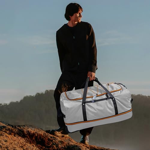 Wheeled Collapsible Duffel Bag 110L (Gray)