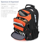 Laptop Backpack for men (15.6 / Orange Black)