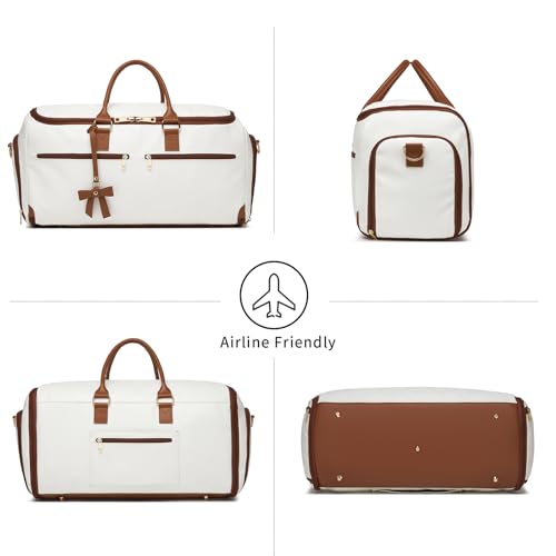 Carry On Garment Bag for Travel (Whtie / Travel)