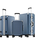 3 Piece Zipperless Luggage Set (Осеап Blue / 3 Piece Set (20/24/28))