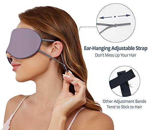 Sleeping Mask 2 Pack (Purple/Pink + White/Orange)