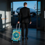 Travel Luggage Cover Suitcase Cover Protector Skins 18 (A15 Go Travel / M (for 22--24 inch luggage))
