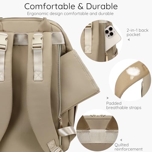 Diaper Bag Backpack (Brown Taupe)