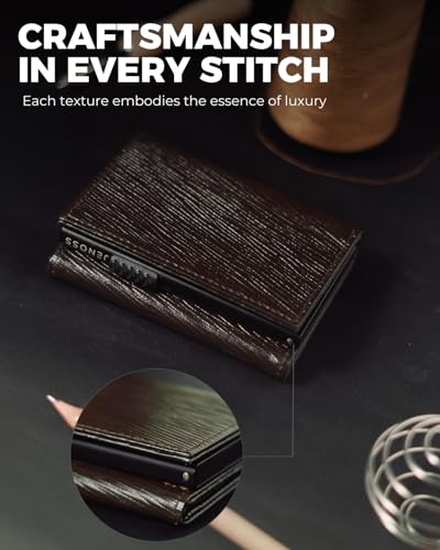 Jenoss Smart Wallet For Men (Taurus EPI Brown)