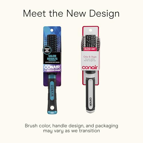 Grip & Style Round Brush (Gray / 1 Count)