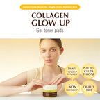 Collagen Glow Up Gel Toner Pads