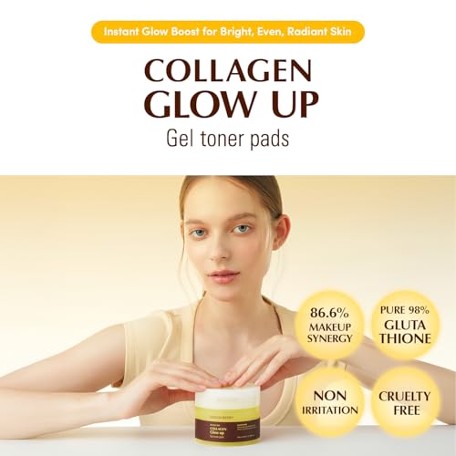Collagen Glow Up Gel Toner Pads