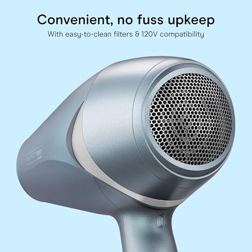 InfinitiPRO Hair Dryer with Diffuser & Concentrator (Blue / 1 Count (Pack of 1))
