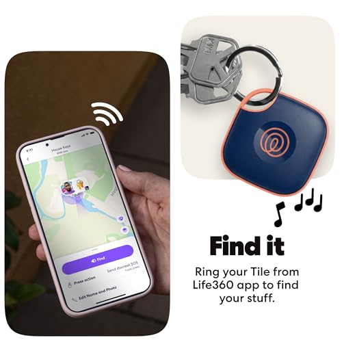 Tile Bluetooth Tracker (Black/Pink Punch/Navy Blaze / 4-Pack)