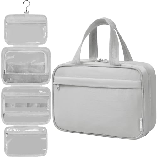 Toiletry Bag for Women (Grey / L)