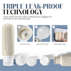 Travel Bottles for Toiletries (CREAM)