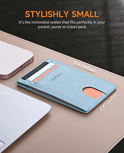 Mens Slim Wallet (Chicago Blue Grey)