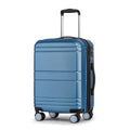 Carry On Luggage 22x14x9 Airline Approved (Sapphire)