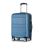 Carry On Luggage 22x14x9 Airline Approved (Sapphire)