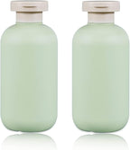 6.8oz Squeeze Bottles with Flip Cap, Refillable Plastic Travel Bottles by UMETASS